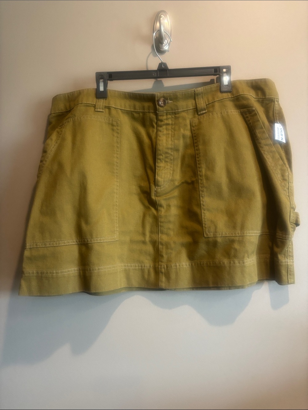 Old Navy Olive Green Utility Mini Skirt